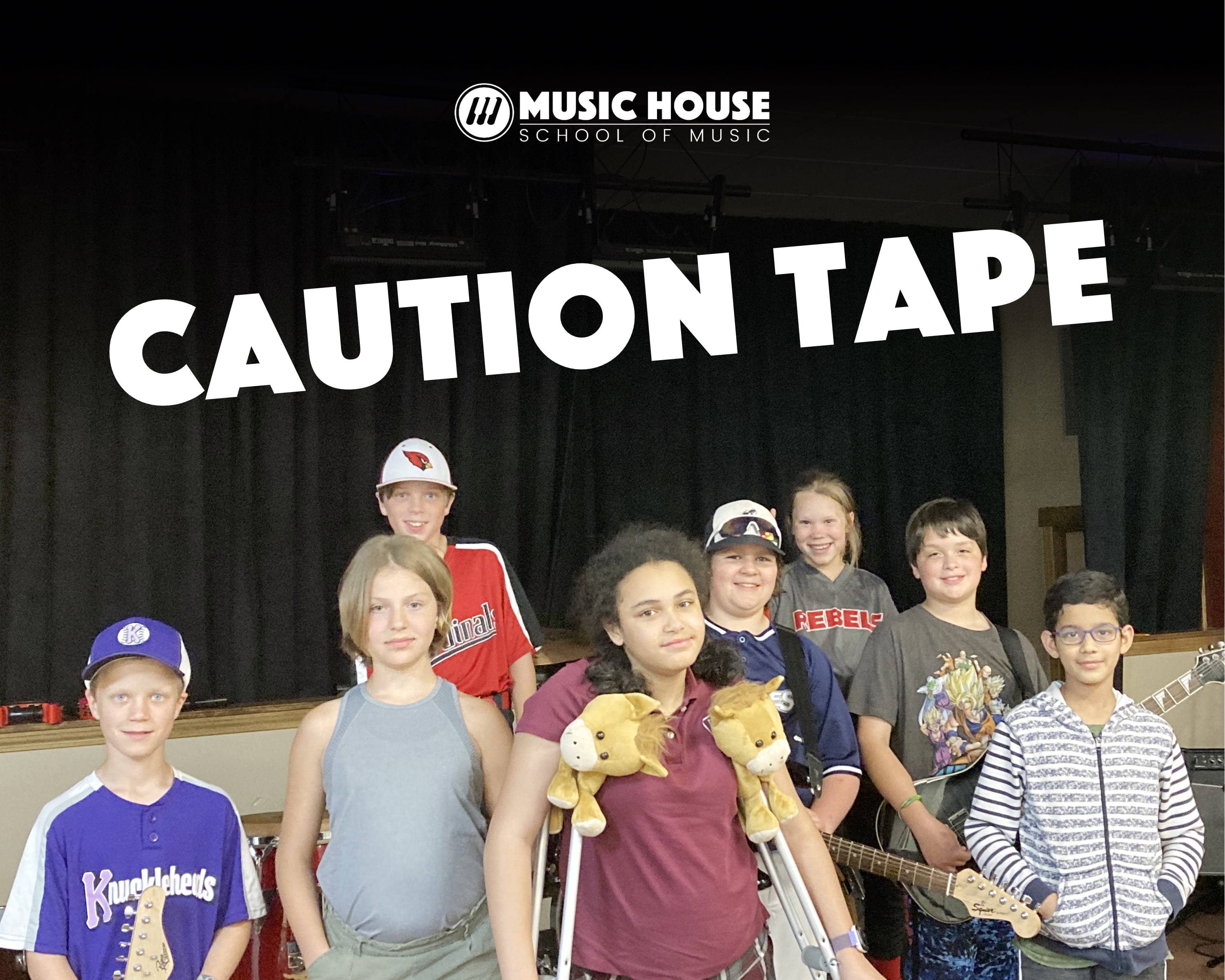 The student band 'Caution Tape'