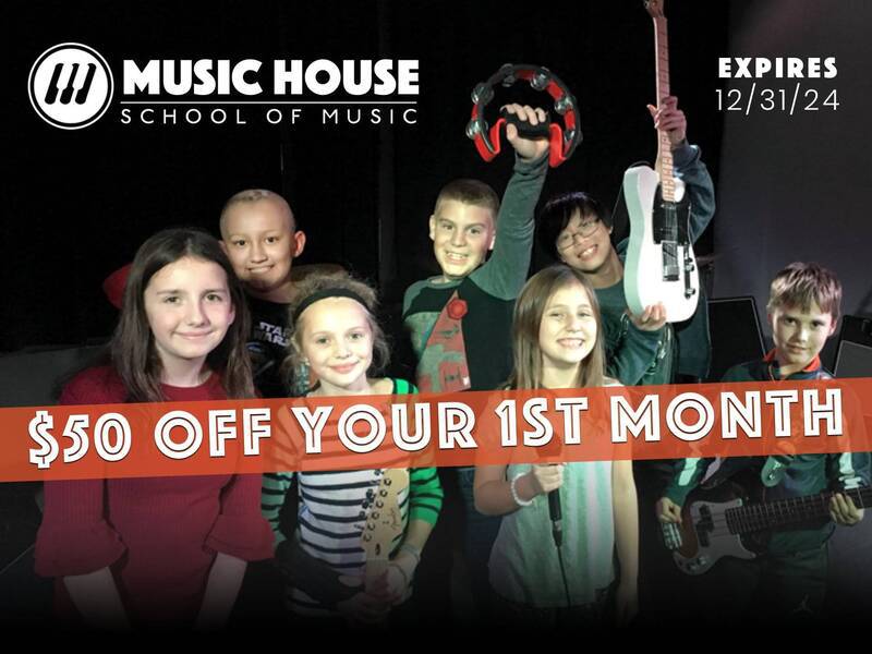 Join Music House and Save $50 on Your First Month of Classes!