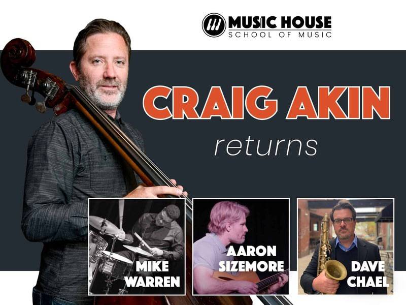 Jazz Concert Series: Akin/Chael/Sizemore/Warren at Music House