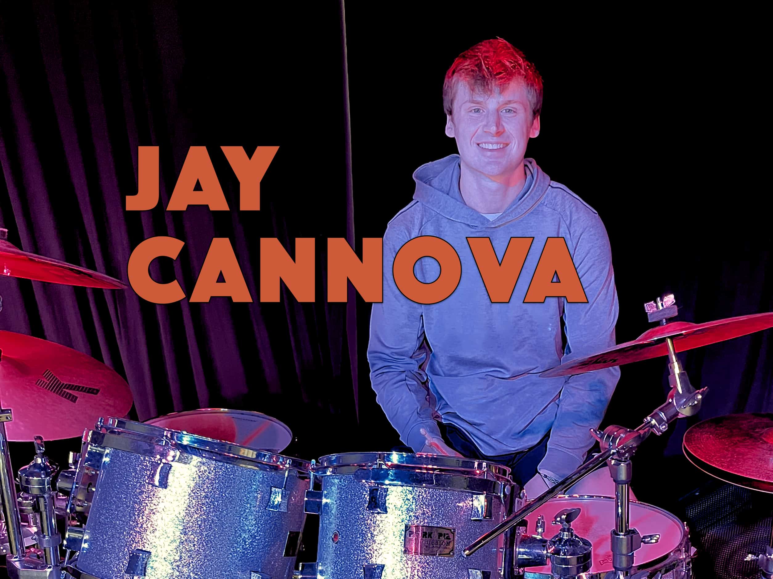 Drum student Jay Cannova