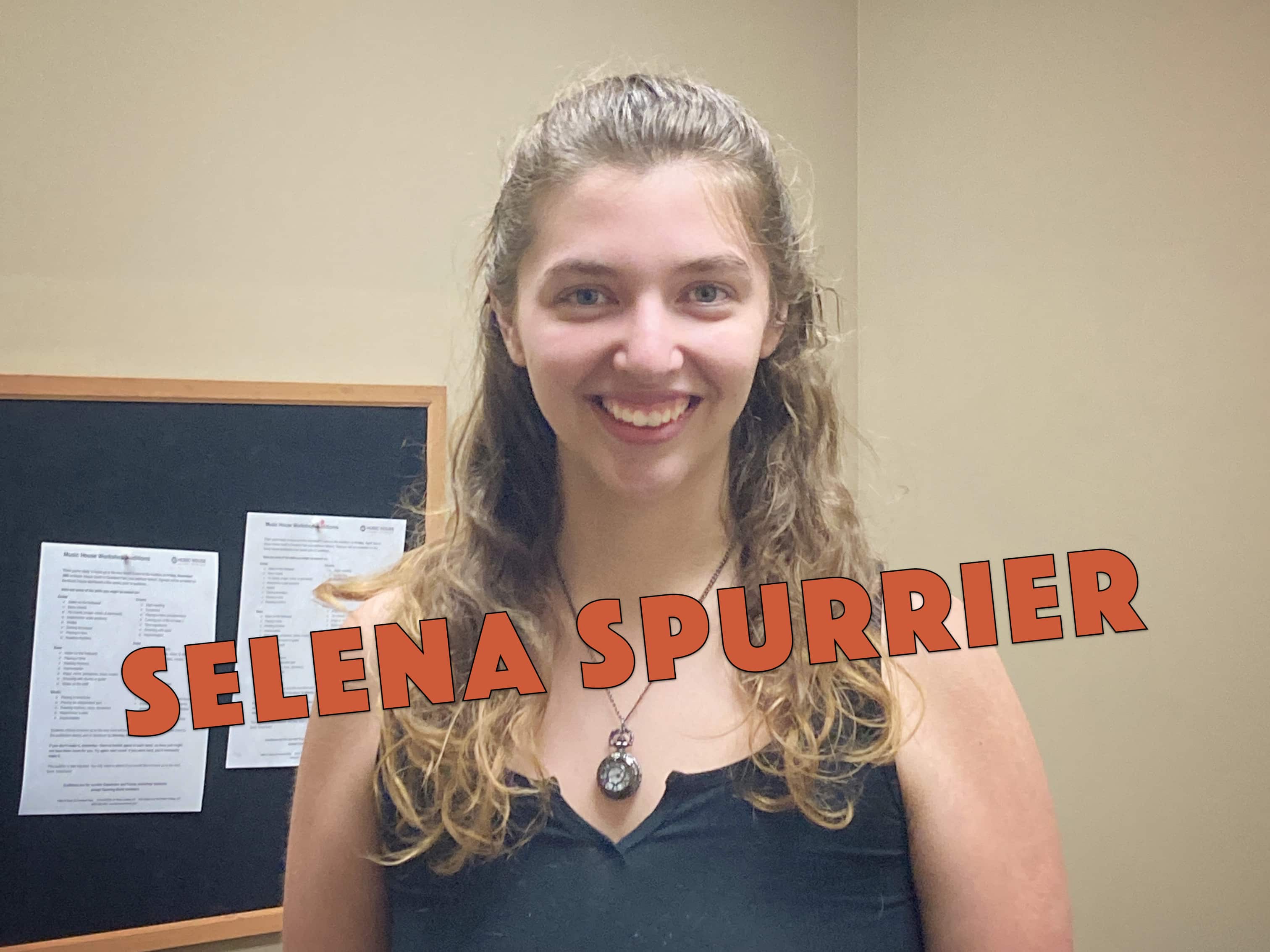 Voice student Selena Spurrier