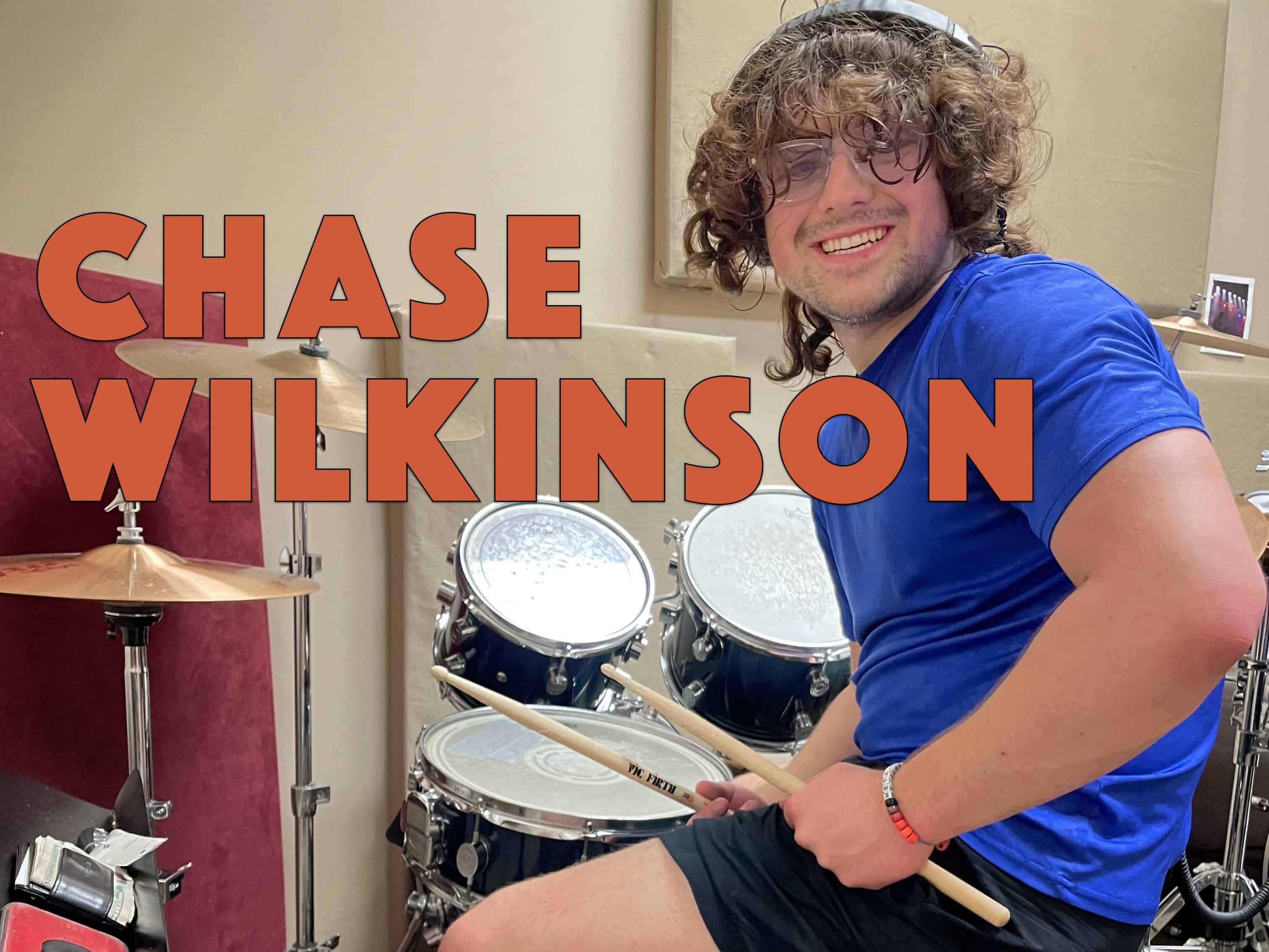 drum student Chase Wilkinson